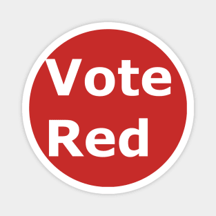 Vote Red Magnet